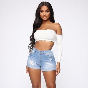 Fashion Nova Jean Shorts
